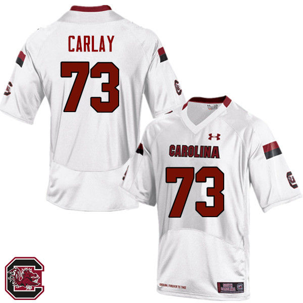 Men South Carolina Gamecocks #73 Summie Carlay College Football Jerseys Sale-White